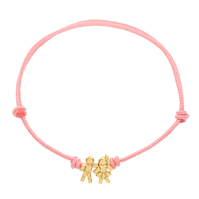 Mini Louloux Boy&Girl gold wire bracelet