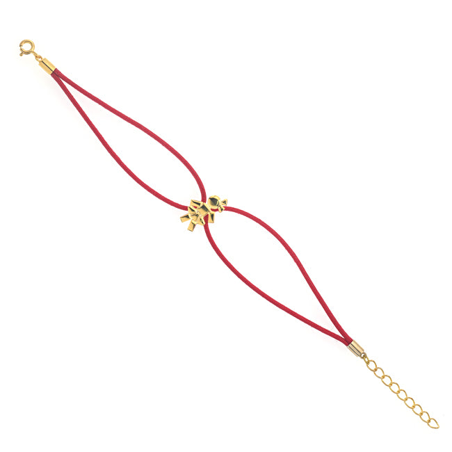 Louloux Girl Gold cord bracelet