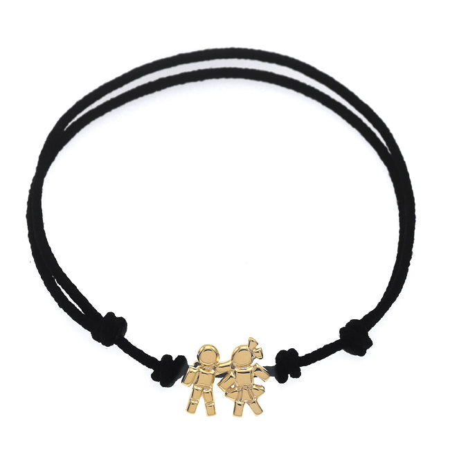 Mini Louloux Boy&Girl gold wire bracelet