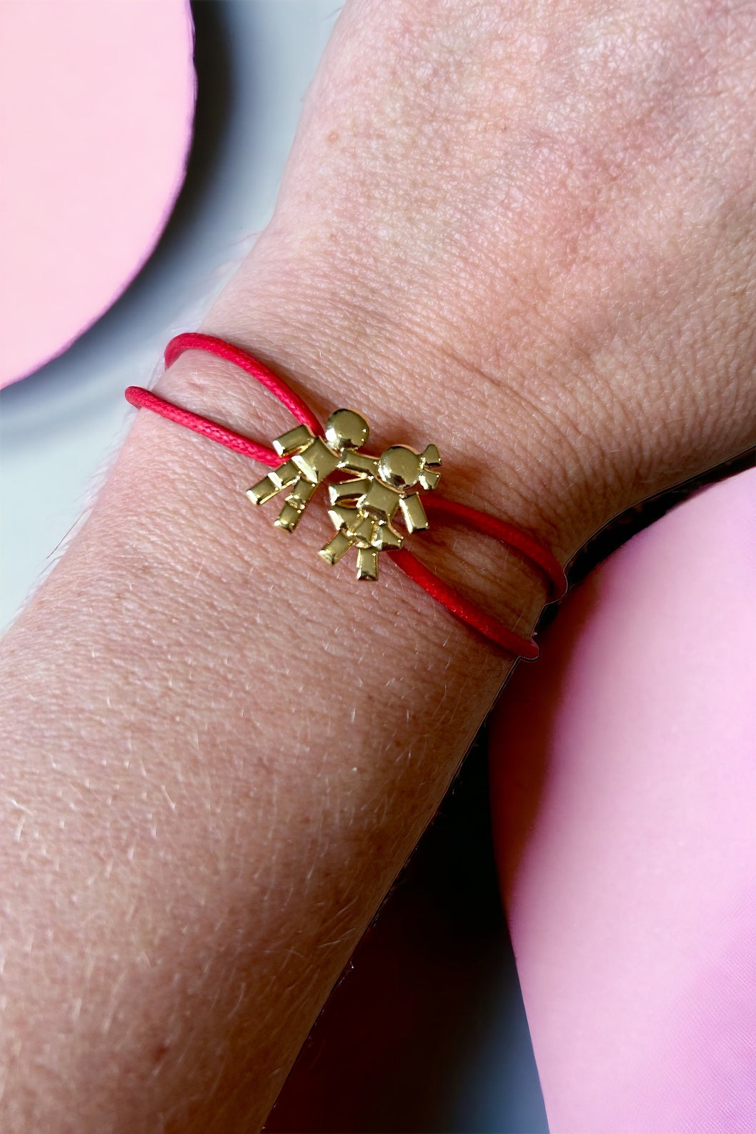 Louloux Boy&Girl Gold cord bracelet