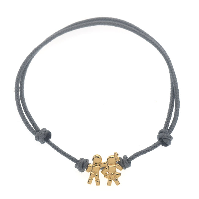 Mini Louloux Boy&Girl gold wire bracelet