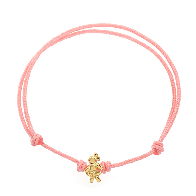 Bracelet Rose fil simple mini Louloux Girl Gold