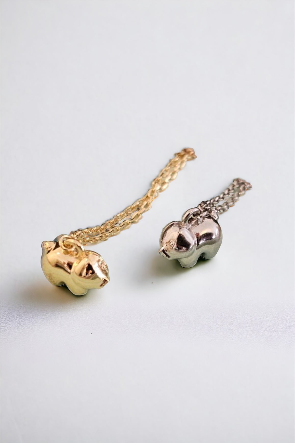 Bracelet en argent ou en or avec petit cochon taille adulte