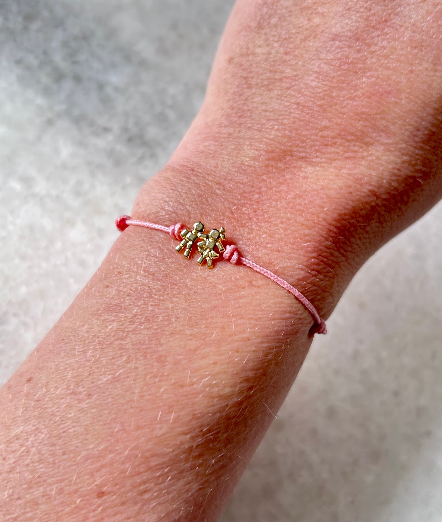 Mini Louloux Boy&Girl gold wire bracelet