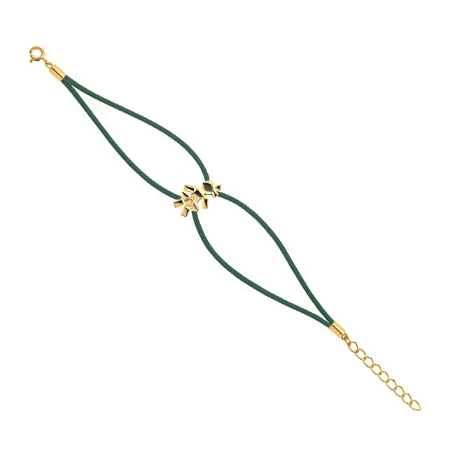 Louloux Girl Gold cord bracelet