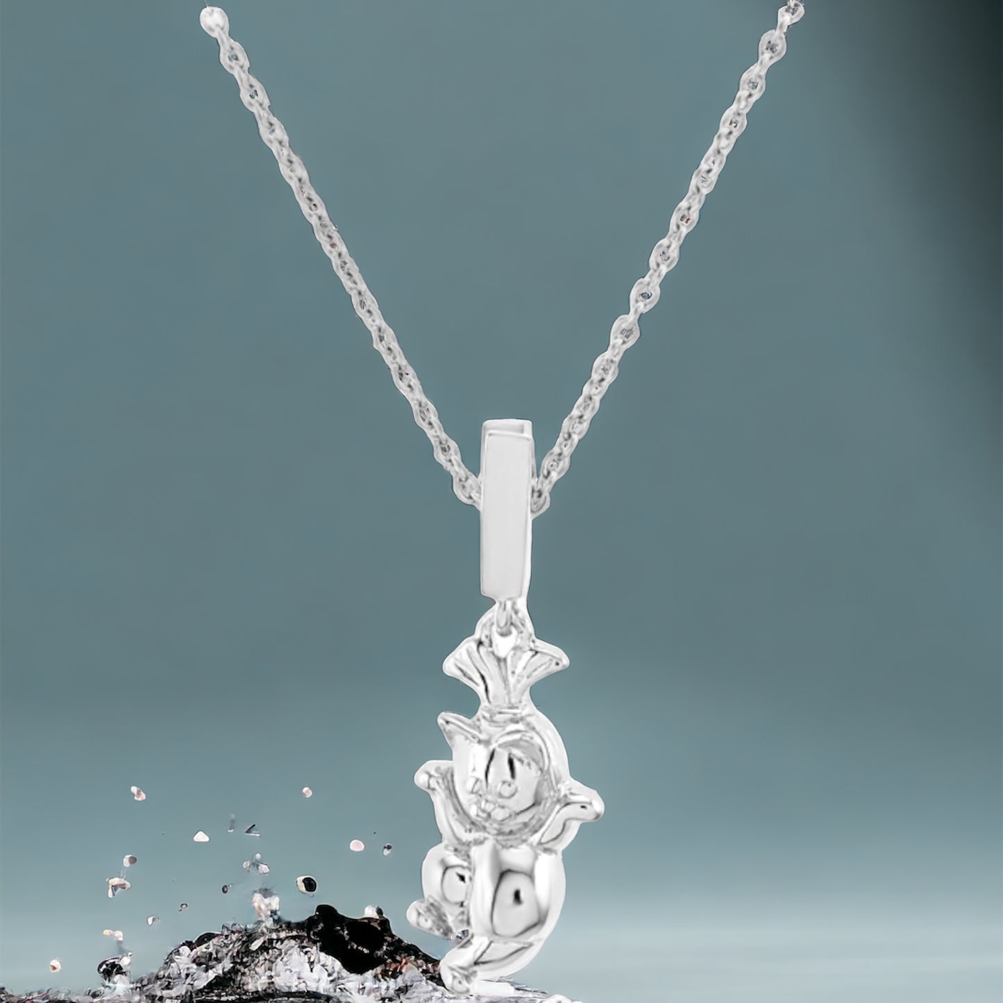 Collier Baby Lady Cat Argent