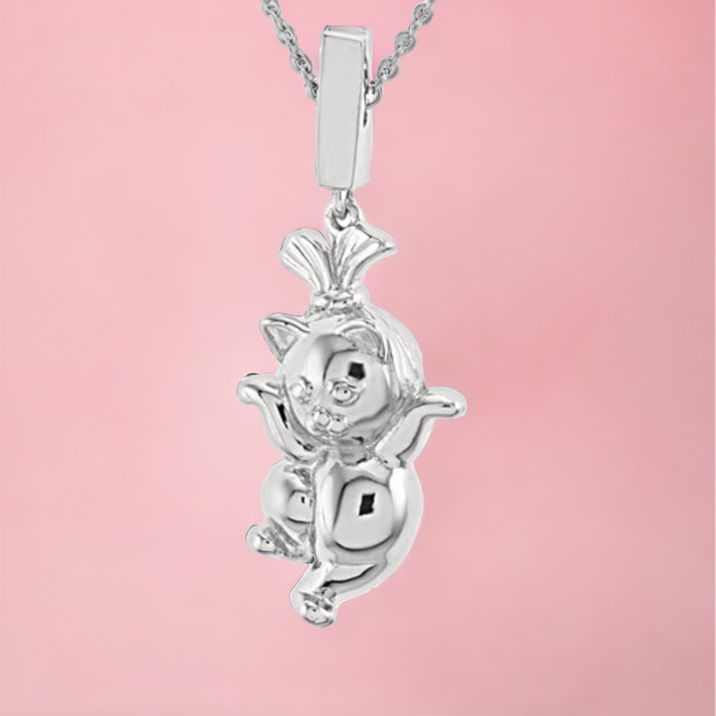Collier Lady Cat Argent
