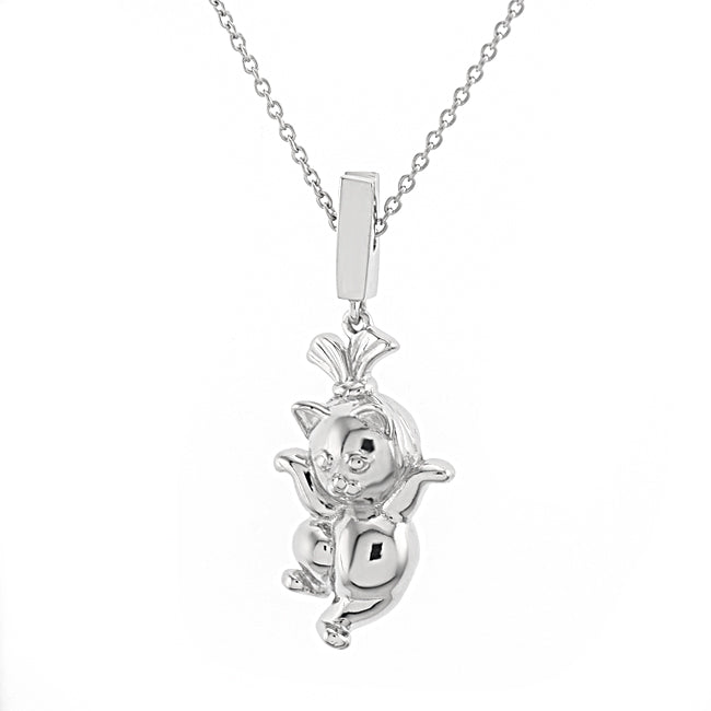 Collier Lady Cat couleur Argent