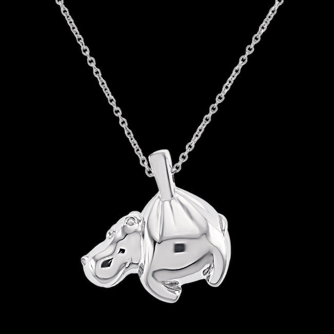 Collier Maxi Hippo couleur Argent