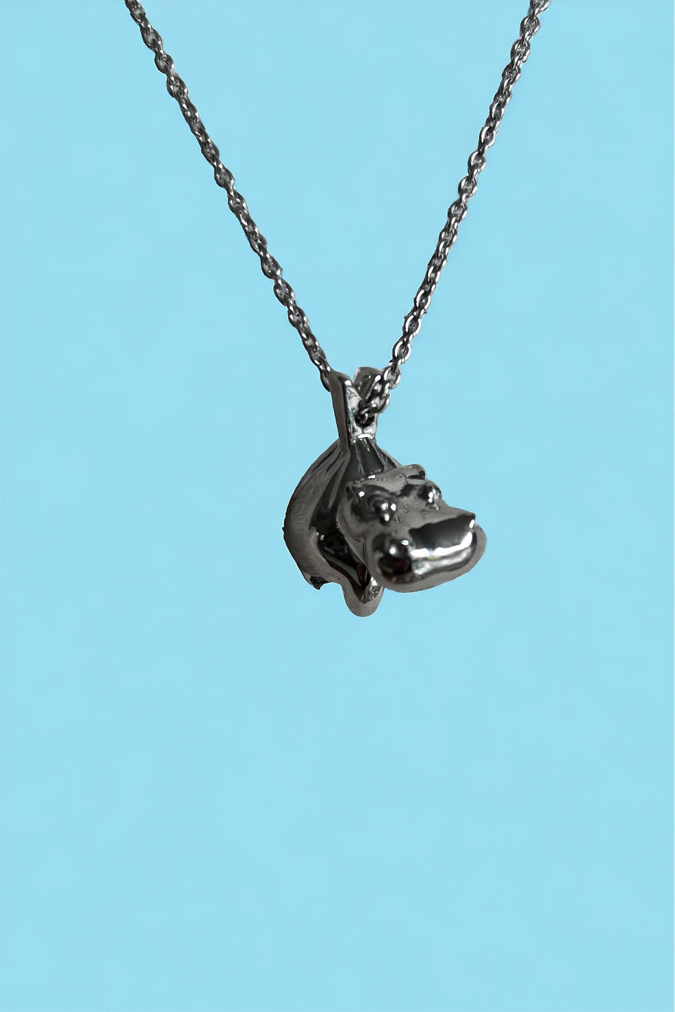 Collier Petit Hippo Argent