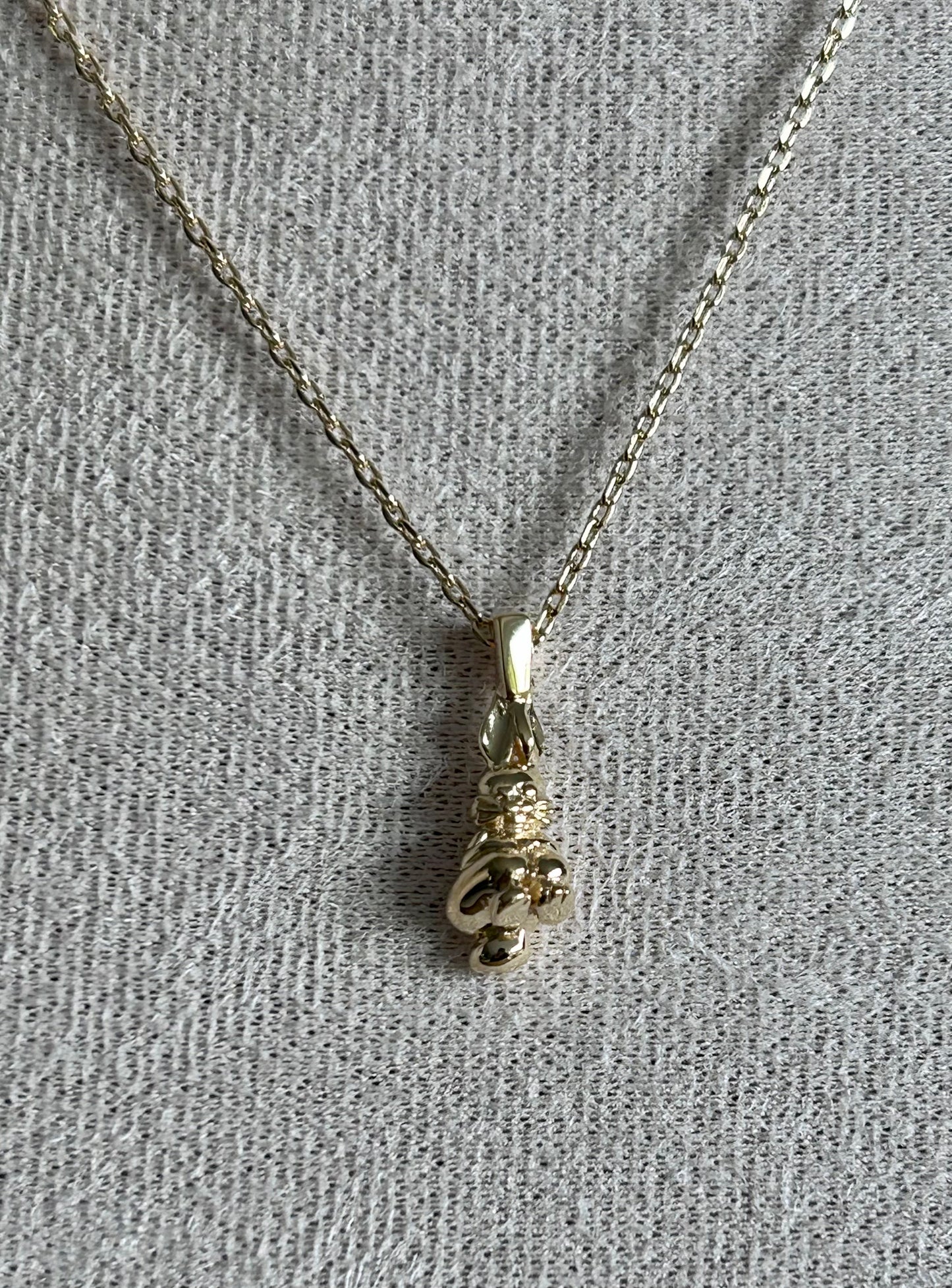 Collier Petit Lapin couleur or
