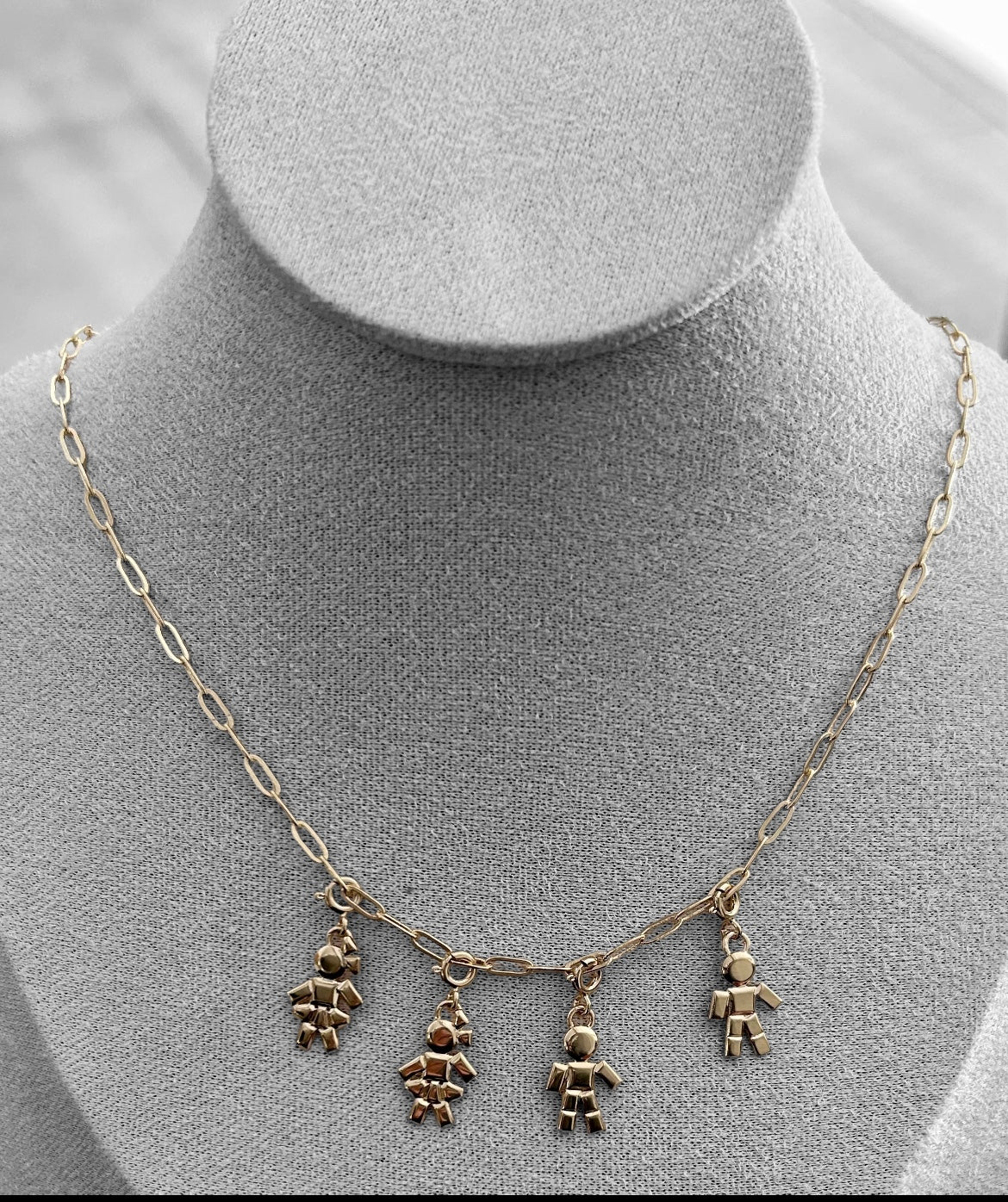 Collier enfant et adulte personnalisable Loulou Boy Gold