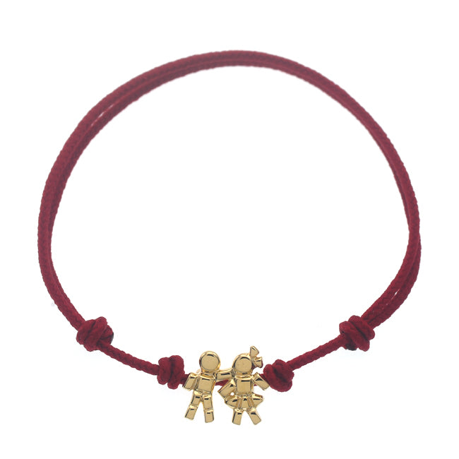Mini Louloux Boy&Girl gold wire bracelet