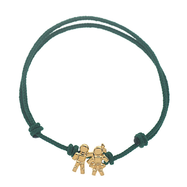 Mini Louloux Boy&Girl gold wire bracelet