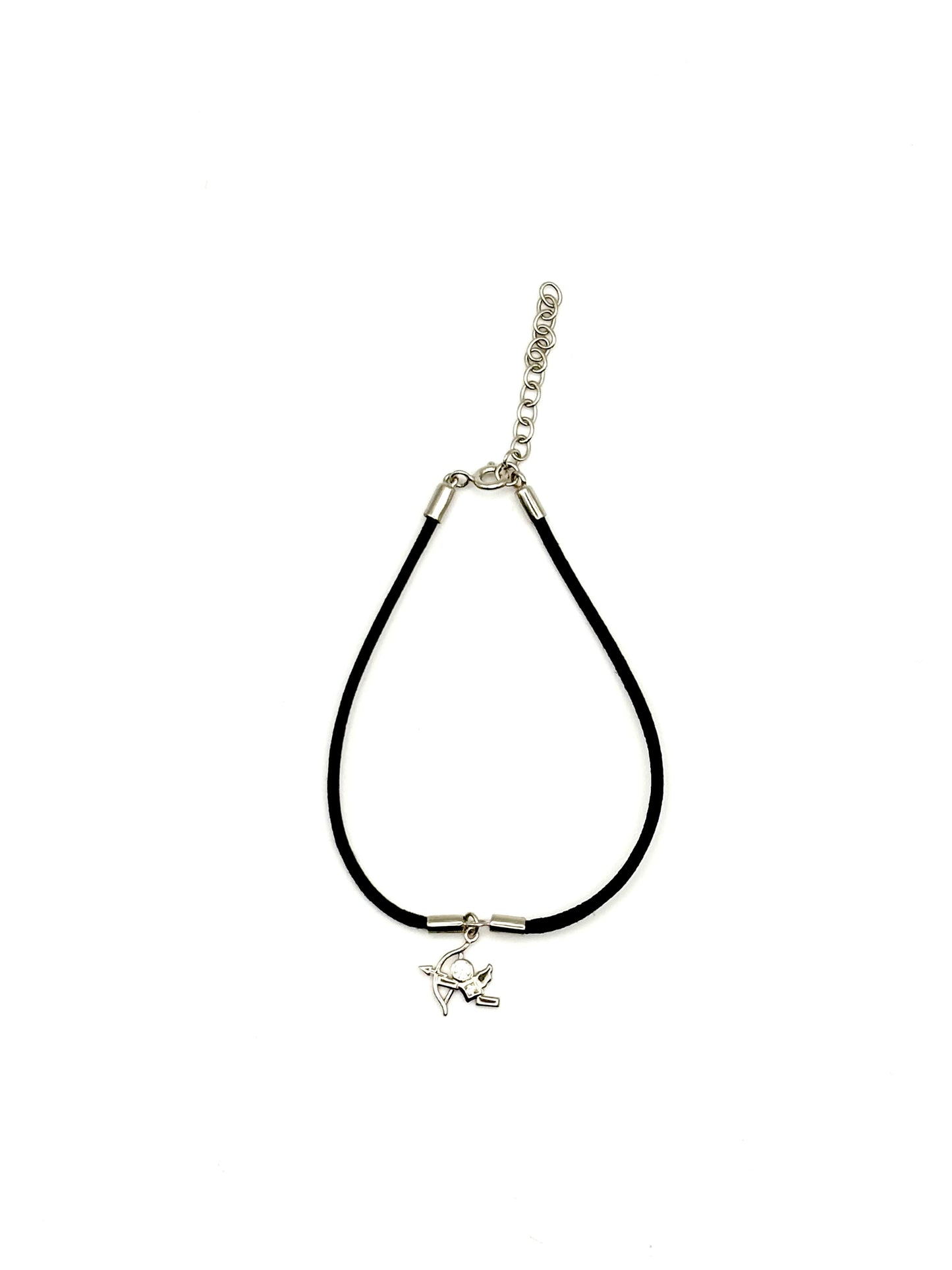 Cupid Silver Cord Bracelet - Adult Size