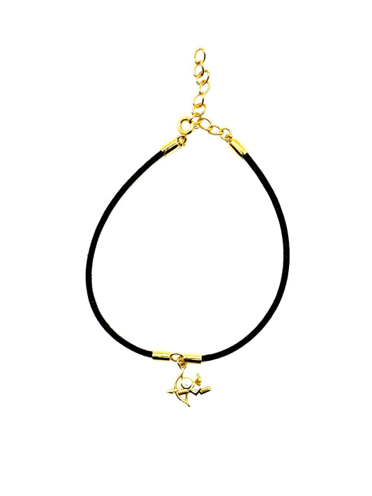 Cupid Gold Cord Bracelet - Adult Size