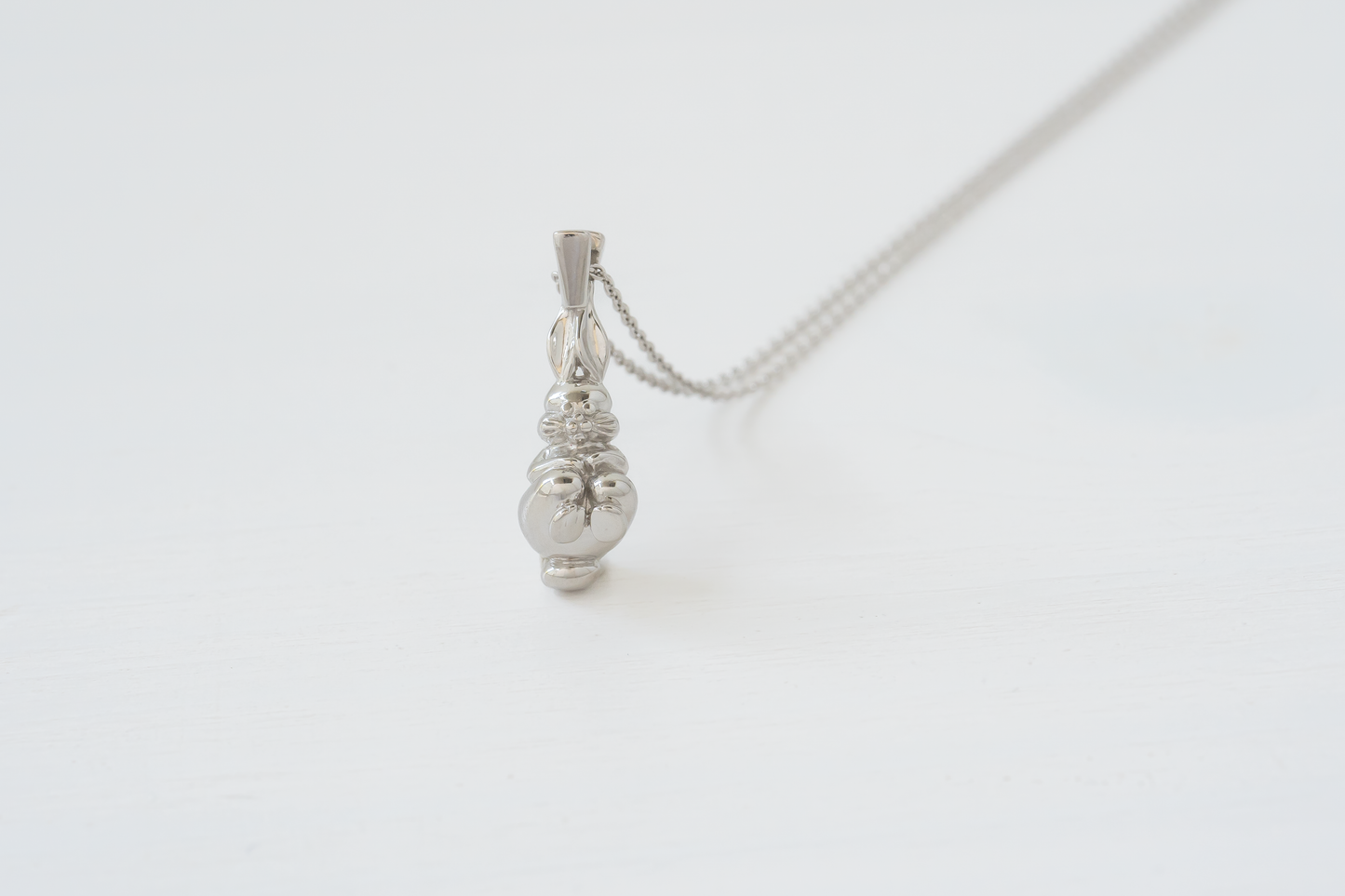 Collier Grand Lapin Argent