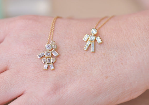 Bijoux pour enfant haute qualité en or et diamants