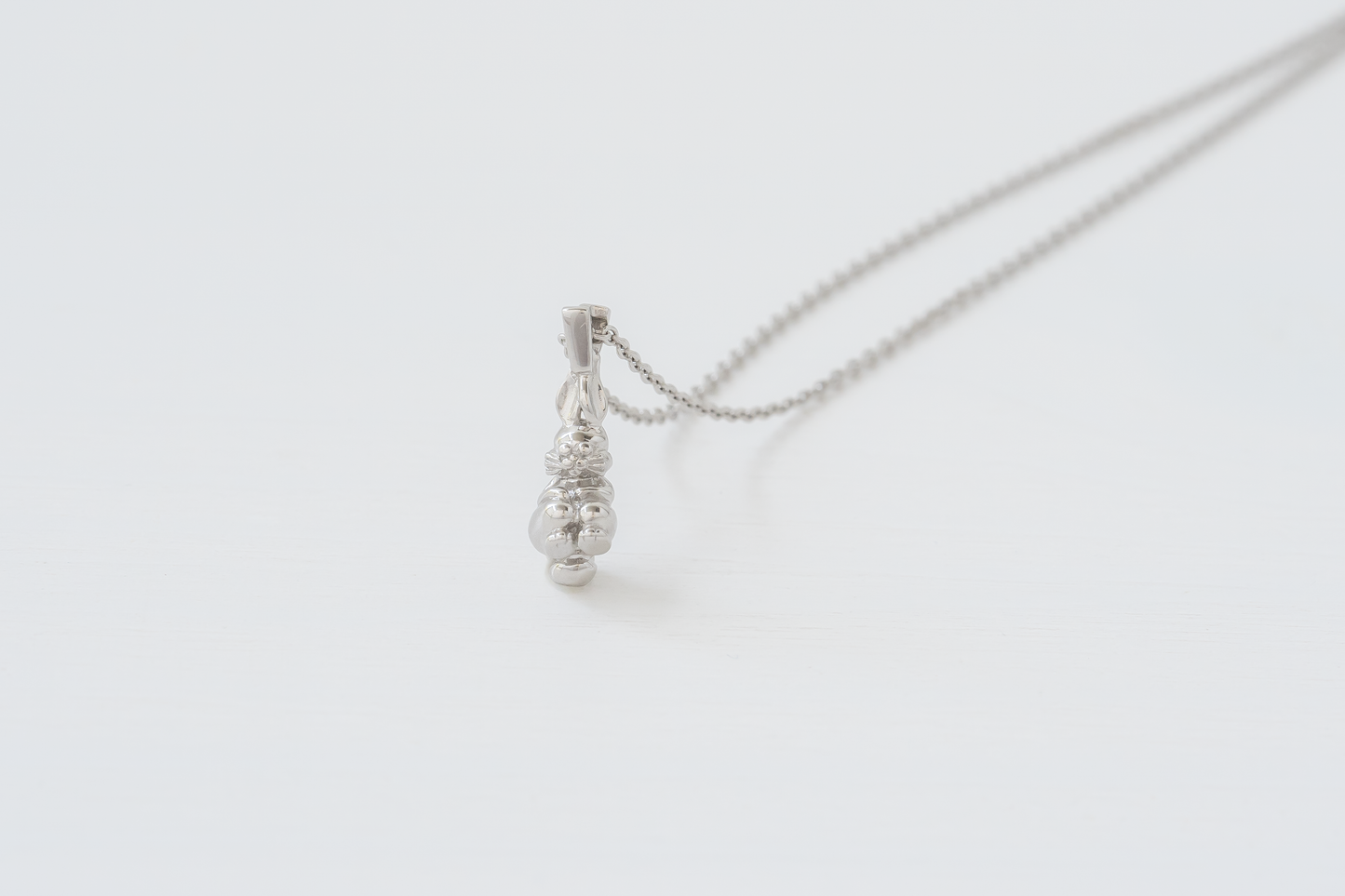 Mini Silver Rabbit Necklace
