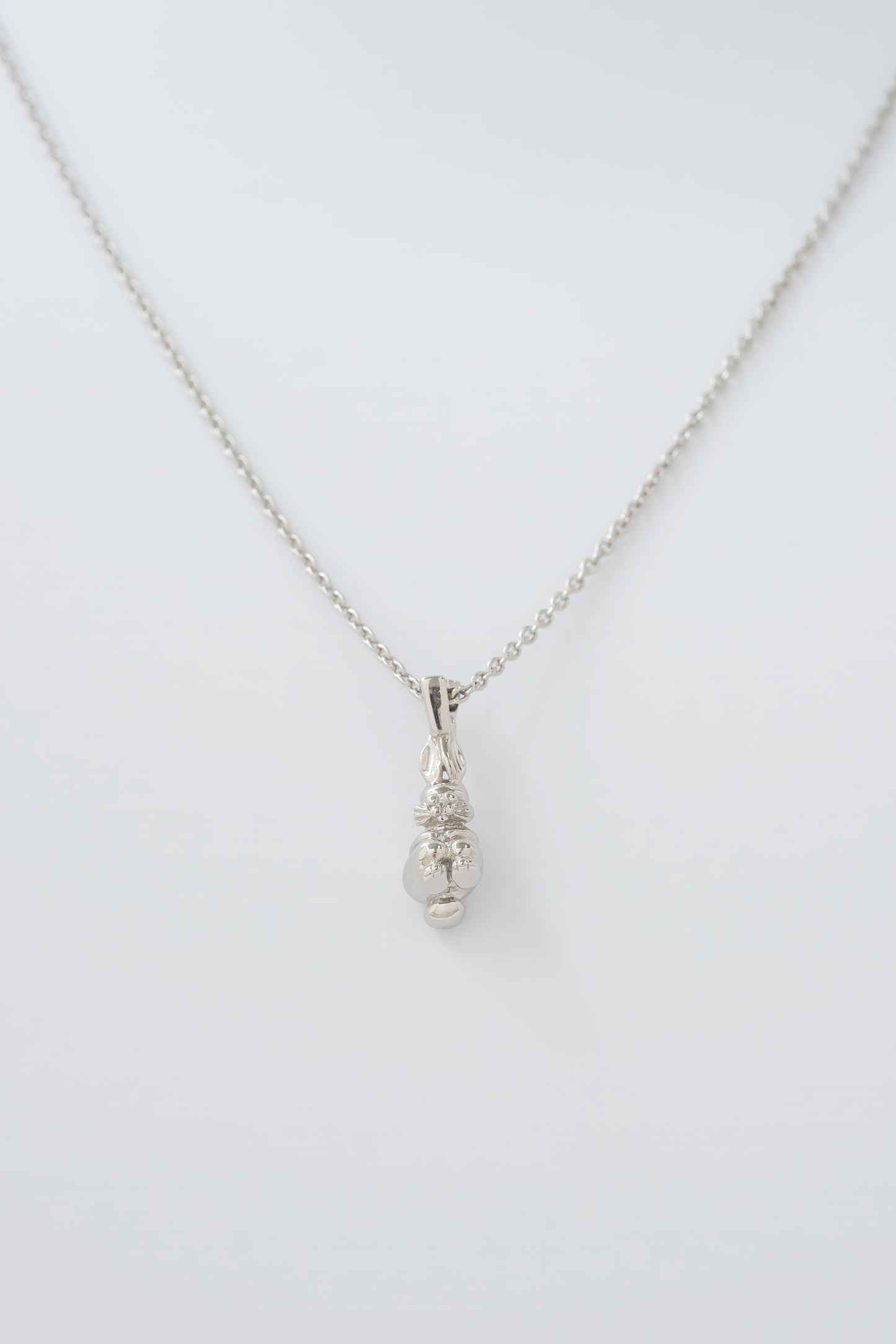Mini Silver Rabbit Necklace