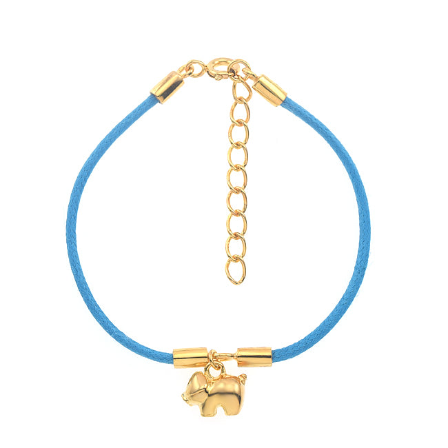 Bracelet cordon cochon Gold - Taille enfant