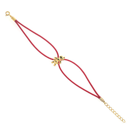 Louloux Girl Gold cord bracelet