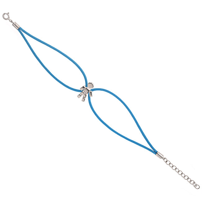 Bracelet cordon Louloux Boy Argent