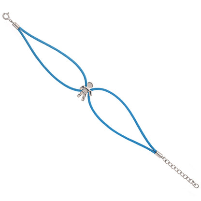 Bracelet cordon Louloux Boy Argent