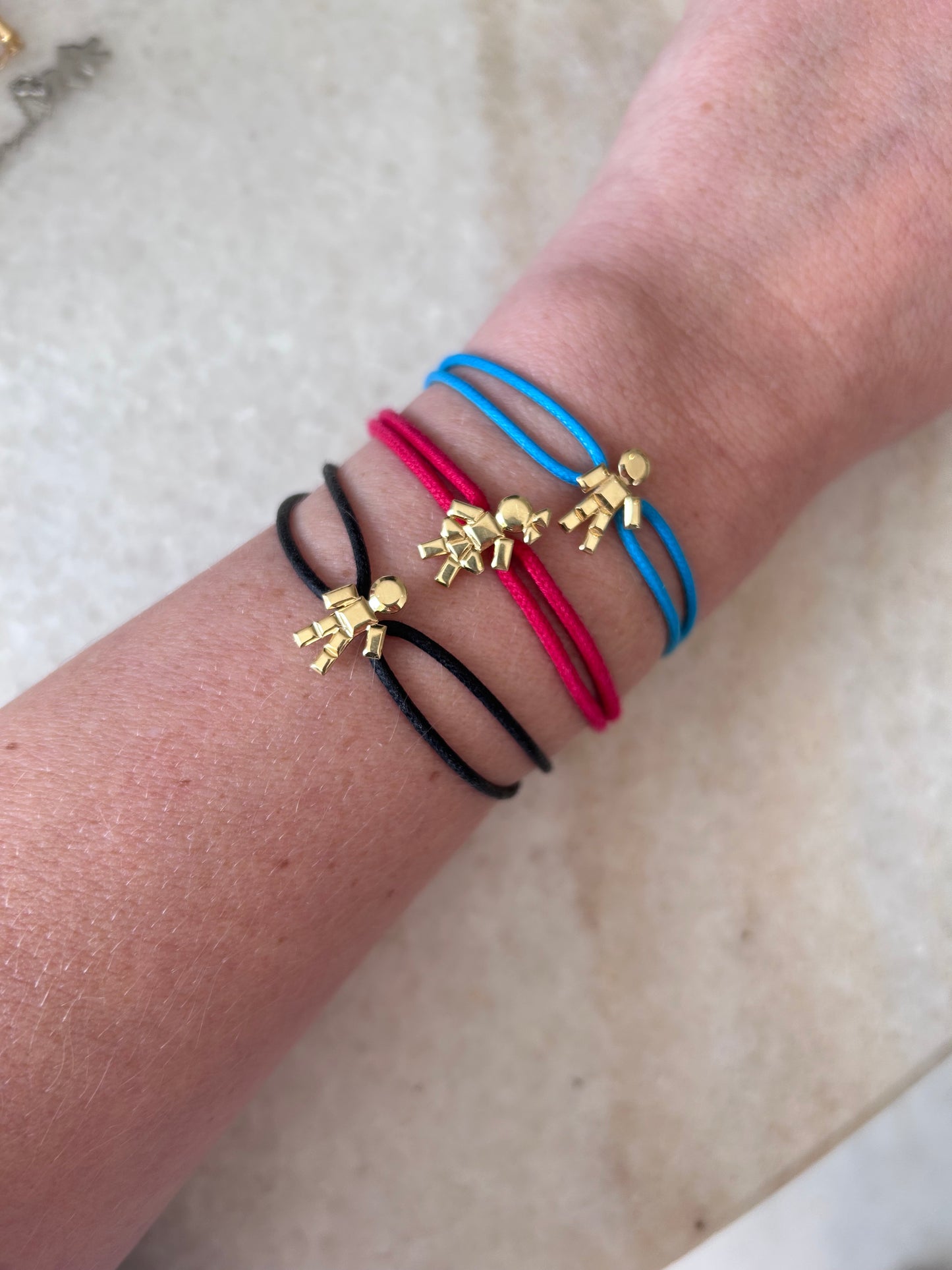 Bracelet cordon Louloux Boy Gold