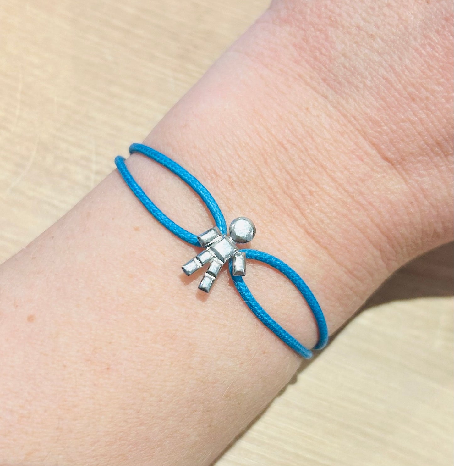 Bracelet cordon Louloux Boy Argent