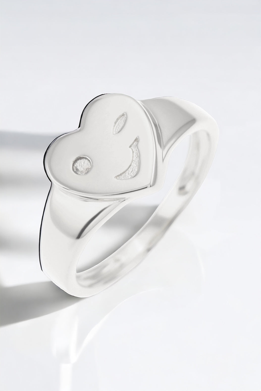 Bague Louloux Bijoux en argent en forme de cœur