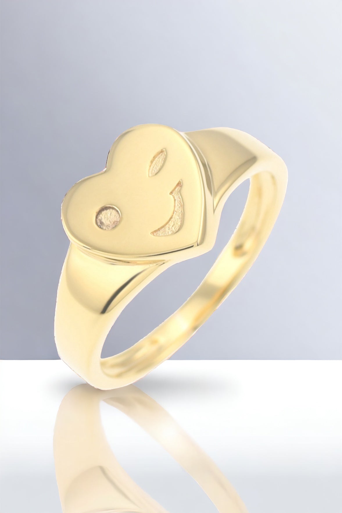 Bague Louloux Bijoux en or en forme de cœur