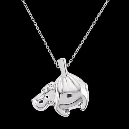 Collier Maxi Hippo couleur Argent