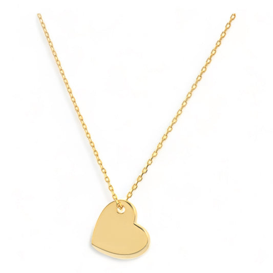 Collier Petit Coeur couleur or 