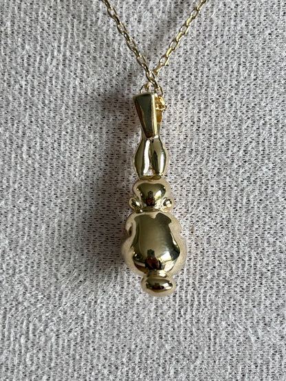 Collier adulte et enfant Grand Lapin Gold
