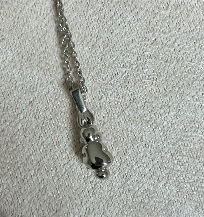 Collier Mini Lapin Argent