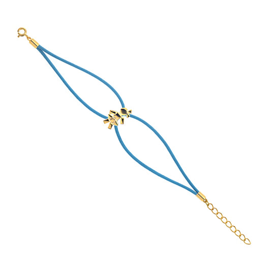 Louloux Girl Gold cord bracelet
