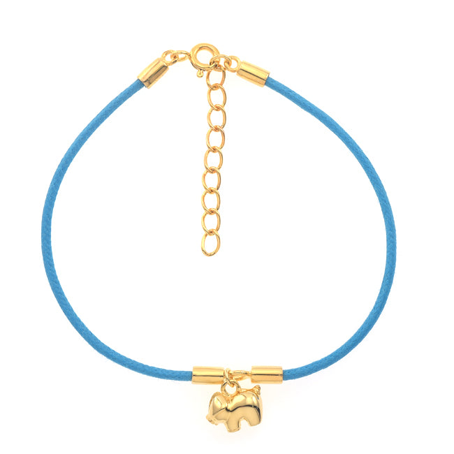 Bracelet cordon cochon Gold - Taille adulte