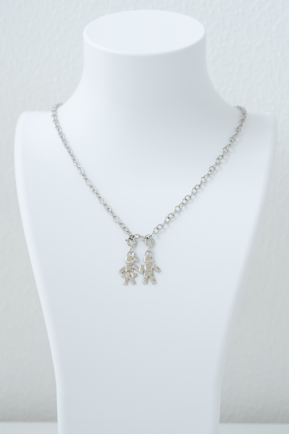 Collier Loulou Boy Argent