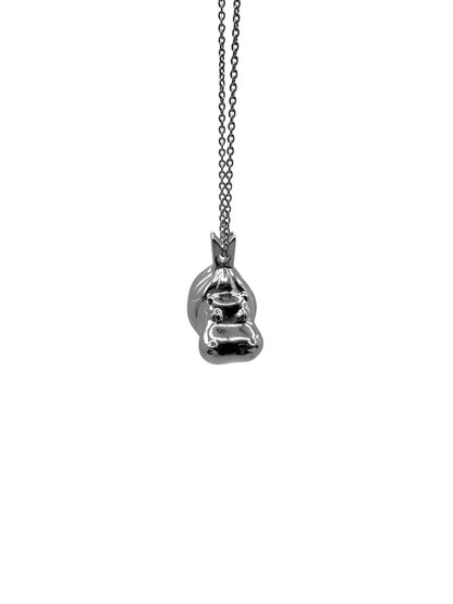 Collier Maxi Hippo Argent
