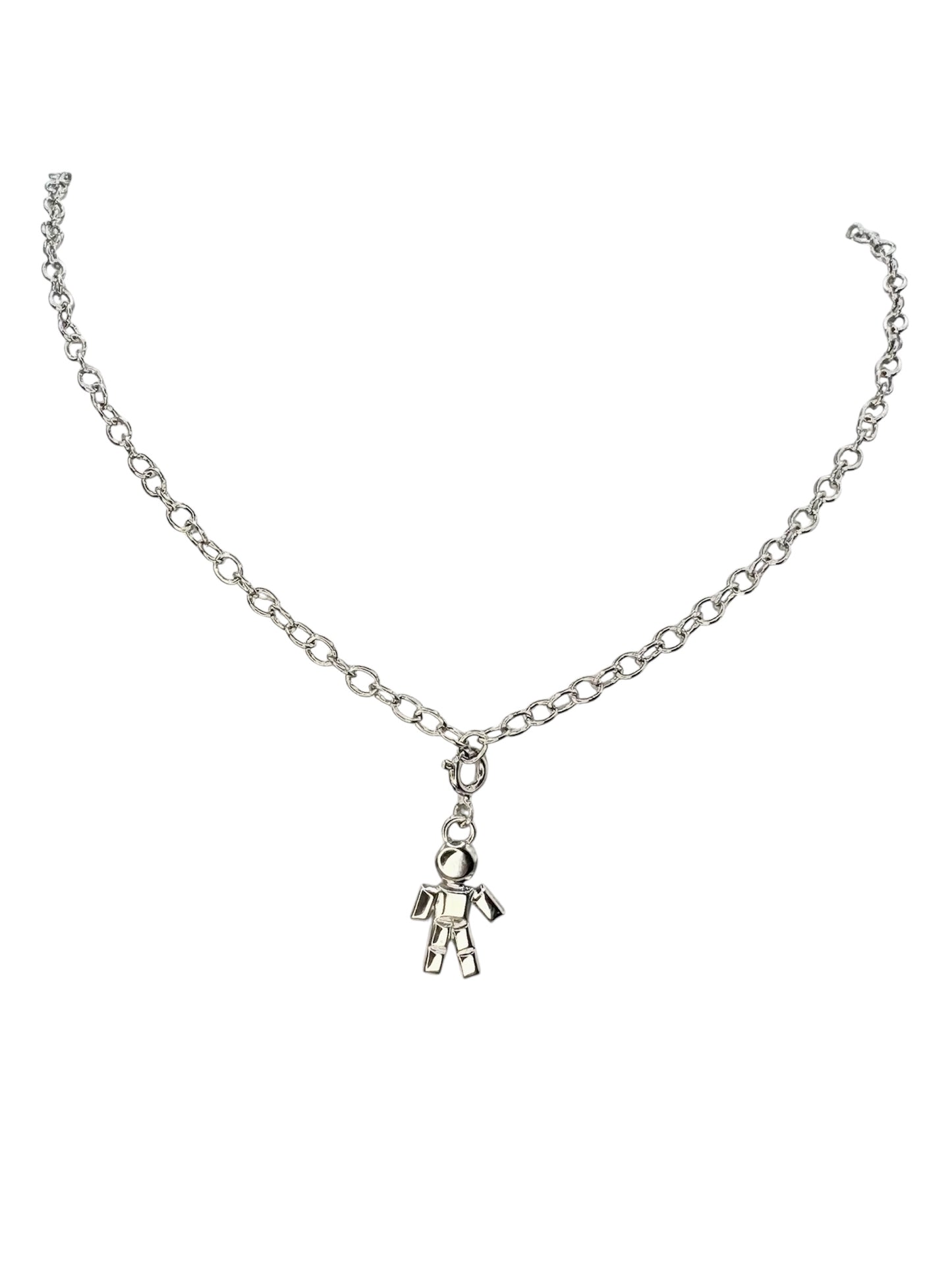 Collier Loulou Boy Argent