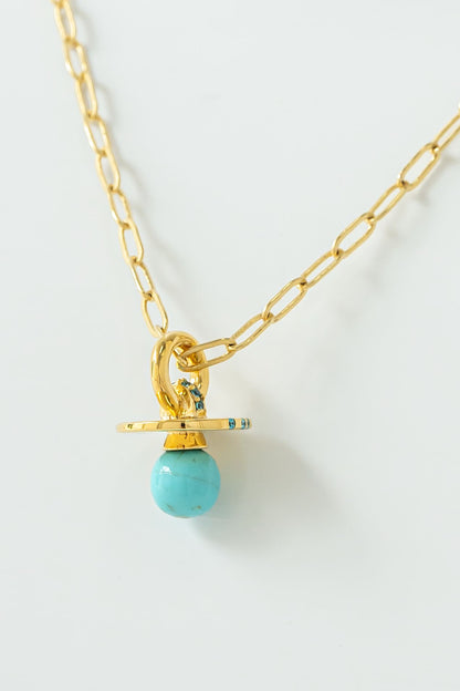 Pendentif Tétine Turquoise