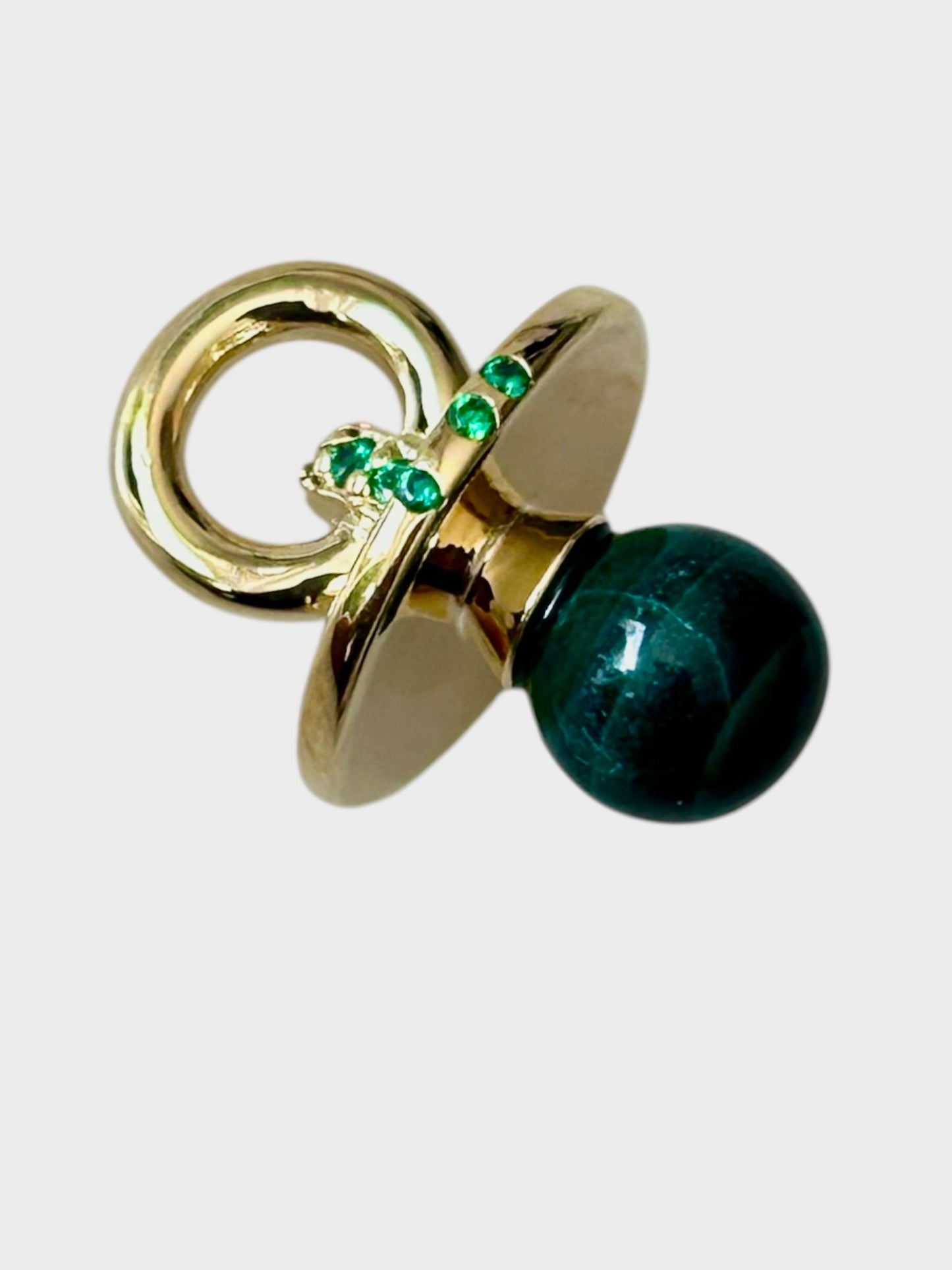 Pendentif Tétine Malachite